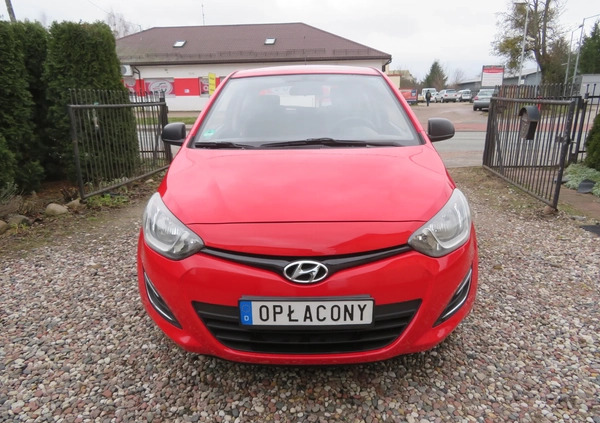 Hyundai i20 cena 14999 przebieg: 132341, rok produkcji 2012 z Zabłudów małe 326